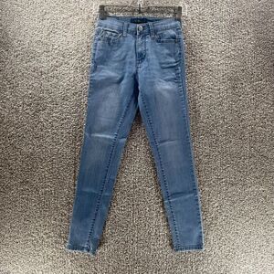 Aeropostale Jeans‎ Womens 00 Blue Denim Pants High Wasted Jeggings Preppy Casual
